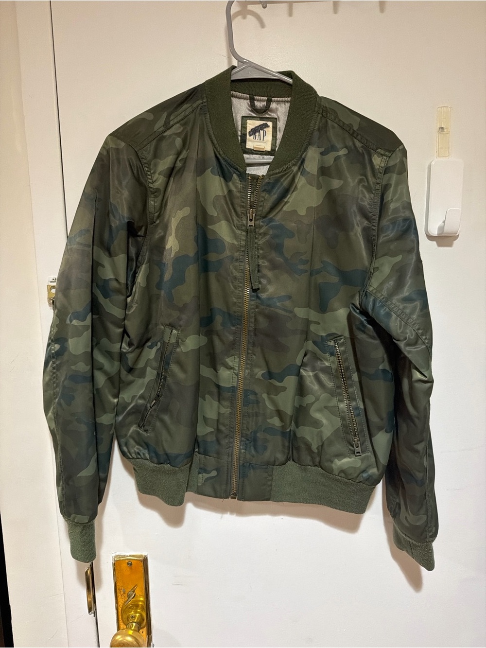 GAP Camo Bomber Jacket - Green